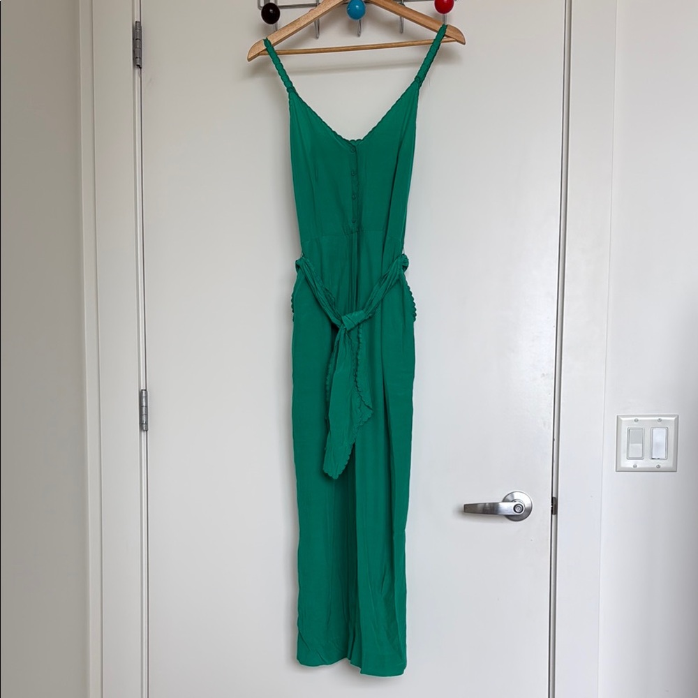 & Other Stories. Green Sleeveless Jumpsuit